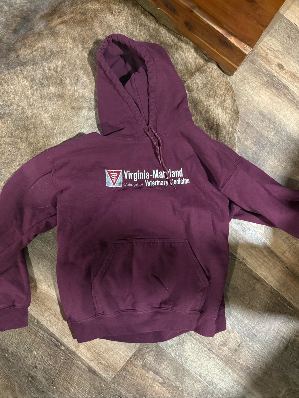 Gildan Maroon Virginia-Maryland CVM Hoodie